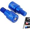 RockMute Tappi terminali per manubrio per moto Yamaha T-MAX 530 500 X-MAX 400 250 125 XJ6 FZ6 FZ6R TDM 900/850 (Blu)