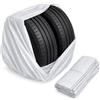 Stix Sacchi Pneumatici ST-LD LDPE 30 µm 100x100 cm Bianchi, 100 pz | 100 sacchi bianchi in LDPE da 30 µm, 100 x 100 cm, circa 160 l: proteggono pneumatici e ruote da polvere e sporco.