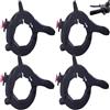 usefulbeauty 4 Blocco Acceleratore Moto - Assistenza Acceleratore per Moto -Morsetto per Controllo velocità di Crociera per Moto - per Motociclette Scooter Bici Elettriche