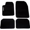 Susy Shop Tappetini Auto In Moquette Compatibili Per Qashqai Con Fissaggio A Strappo E logo Ricamato