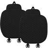 Marjoramy 2 Coprisedile Universali Anteriori Auto in Lino 51x50cm, Proteggi Sedile Antiscivolo Traspirante e Morbido per Vettura, Adatto alla Maggior Parte di Vetture e SUV