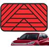 Eventerde Tappetini per auto, cuscinetti per talloni, pedali per auto, moquette per auto, moquette per pavimenti in PVC per auto e camion, poggiapiedi, tappetino da cucito incluso, per una migliore