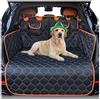 MYRFCSA Telo Bagagliaio Auto per Cani, per Peugeot 5008 II 7-Seat 2017-2022 2023 2024 Tessuto Impermeabile Antiscivolo con Protezione Laterale e Paraurti