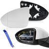 lompyeu Vetro per specchietto laterale Golf 7 destro riscaldato