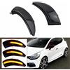 Car Passion Indicatore di direzione Freccia Specchietto laterale LED Compatibile con Renault Clio IV e Captur Luce Dinamico Progressivo Fumè Nero Side Marker Dynamic