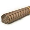Ougual 100 pezzi Bastoni di ricambio per diffusore a fibre per profumo fragranza(25cm*3mm, Marrone)