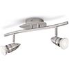 Philips myLiving LED Spot Comet, 3.5 W, Lampadine Incluse, Acciaio spazzolato, Metallo, acciaio spazzolato, Integriert 3.5 wattsW 230 voltsV