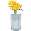 Point-Virgule Vaso Point-Virgule, decorazione per il soggiorno, vasi da fiori in vetro, meravigliosamente blu, 10,5x17,5cm