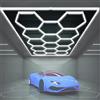 Generic Luce del garage del LED, plafoniera a nido d'ape, illuminazione esagonale in alluminio ad alta luminosità per negozi, palestre, uffici, magazzini