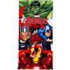 CARTOON Telo Mare Bambino Avengers 70x140 cm Asciugamano Microfibra 100% Poliestere Asciugatura Rapida Telo Spiaggia Piscina Marvel con Iron Man Captain America Thor Hulk Idea Regalo