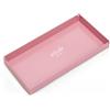 Situér Milano Svuotatasche Design Moderno 35x20cm in Metallo Verniciato Rosa Made in Italy - Vassoio Portaoggetti Versatile, Elegante e Raffinato