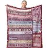 Yesbird Regalo per la pensione, regalo per le donne, regalo di pensionamento, regalo di addio ai colleghi, pensionamento, coperta regalo di pensione, 150 x 130 cm