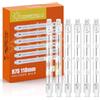 Generico R7s Lampadina Alogena 78mm 150W, Dimmerabile 230V 2880LM 2800K Bianco Caldo J78 Lampadina di Sicurezza Lampadine Lineari Proiettori Pacco da 6,118mm