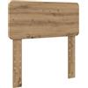 vidaXL Hoofdbord Artisan Eiken Bewerkt hout