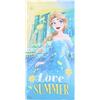 CARTOON Telo Mare Frozen Disney 70x140 cm Asciugamano Microfibra 100% Poliestere 240 GSM Leggero e Assorbente per Mare e Piscina