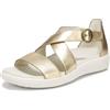 Vionic Harmony RX, Sandali Bassi Donna, Gold Metallic Leather, 40 EU Larga
