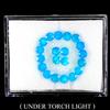 Gemsporium Pietre Preziose Rare Opale Blu Fuoco Arcobaleno Di 20 Pezzi 3,71 Ct 4 Mm