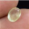 Gemsmyriad Non Trattato 0.75 CT Naturale Apple Verde Peridot Certificato Taglio Ovale Loose