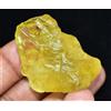 Gemsmyriad 100% Naturale Limone Citrino 141.50 KT Certificato 36 MM FACET Esemplare Grezzo