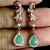 Egemdiamond Orecchini In Argento Sterling 925 Perla Verde 7x5mm Gioiello In Pietra Naturale