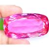 Gemscopious Perfetto 156.55 CT Naturale Mogok Rosa Rubino Cuscino Certificato Gigante Gemma