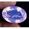 Rosa Naturale Opale Australiano 40.80 CT Ovale Certificato Non Scaldato Loose