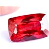 32.35 Naturale Sangue Rosso Rubino Cuscino Certificato Mozambico Splendido Gemma