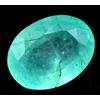 10.90 CT Naturale Verde Colombiano Smeraldo Certificato Ovale Alta Qualità Gemma