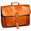 Fatto a mano Borsa A Tracolla Vintage Royal Migliore In Pelle Per Laptop 19"