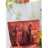 Fatto a mano Pelle Borsa Shopping Mercato Negozio di Capra Favourite Libera Anno Nuovo Regalo