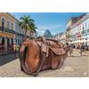 Fatto a mano Borsa 20" In Vera Pelle Di Capra Da Viaggio Vintage Gym Duffle Duffel Reale