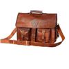Fatto a mano Da Uomo Vera Pelle Vintage Laptop Tracolla Valigetta Messenger 45.7cmX35.6cmX6 "