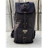 Fatto a mano Zaino Borsone Vintage In Pelle Da Trekking 19" Nero Extra Large Per Uomo E Donna