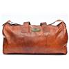 Fatto a mano 25" GVB Borsa Designer In Vera Pelle Bauletto Weekender Uomo Vintage
