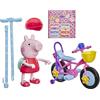 Peppa Pig, Preparati, pedala, Vai Peppa, Action Figure interattiva e playset con Bici