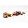 Herpa modello di camion MAN TGX GX 6x2 TiefladeSattelzug mit GTK Boxer England Spedition Steinle (Bayern/Lauingen), in scala 1:87, pezzo da collezione, modello tedesco, statuetta plastica