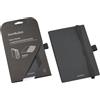 Semikolon 370996 Notebook Pocket 3-in-1 - Custodia pieghevole per taccuino A5 - con chiusura in gomma e passante per penna - Lava Stone