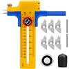 Jesustree Taglierino A Compasso, Taglierina Circolare di Precisione, Regolabile Tagliacarte Circolare, Compass Circle Cutter, Cutter Cerchi Cerchio 1-15cm, Per tagliare Pelle, Carta, Artigianale Fai da