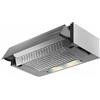 FHULLER Cappa ESTRAIBILE Gruppo Incasso 90 Sottopensile Tecnowind K104R0078 Motore 220 m³/h Classe D SENZA FRONTALINO Illuminazione a LED 2,5 E14 Comando Meccanico Filtro Acrilico