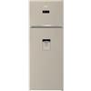 BEKO Frigorifero doppia porta No Frost F, 313 litri, sabbia
