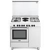 De'Longhi DE LONGHI DEMX96B42ED CUCINA 4 FUOCHI 2 PIASTRE FORNO ELET. MULTIFUNZIONE INOX