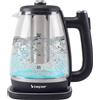 BEPER P101BOL200 Bollitore Elettrico in Vetro 1,8 L, Teiera Elettrica con Filtro