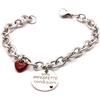 Generic Braccialetto Sono Imperfette condizioni - Bracciale della linea Chiara e...incisa - bracciale incisione su acciaio -Bracciale charms