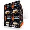 King Cup - 12 Confezioni da 10 Bustine Solubili di Ginseng da Zuccherare, 120 Stick da 6 Gr per Bevanda al Gusto di Ginseng da Aggiungere a 60 Ml di Acqua Calda, Senza Glutine e Senza Lattosio