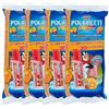 CAIYA 4X Dolfin Polaretti Fruit Maxi Doppia Confezione con 20 Ghiaccioli al gusto di Frutta 840ml [4 Confezioni]