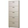 Robuschi 3248OLM Scarpiera Montata 5 Ante a ribalta Spessore 25mm Finitura Olmo 75,3L x 186,8H x 18P
