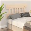 FUDUGEHMIOFWFJJ copritestiera 1 piazza e mezza,testiera contenitore,Testiera per Letto 123,5x3x81 cm in Legno Massello di PinoAdatto per letti singoli, letti matrimoniali, tutti i tipi di letto