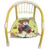 Generico Sedia per Bambini Poltrona Bambini Sediolina Sedia in Metallo Seggiolina Bimbi Sediolina Sedia Bambini Poltroncina Imbottita con Seduta Sonora Sedie Bambini con Braccioli (GIALLO)