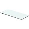 DYRJDJWIDHW cassetta legno,scala legno,Mensola in Vetro Trasparente 40x12 cmAdatto a soggiorno, ufficio, cucina