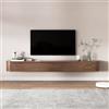 FGNIXLN Mobile TV Sospeso,120-240cm Tavolo per TV Moderno,Mobile Porta Televisore,Adatto per il Soggiorno e la Camera da Letto(220CM)